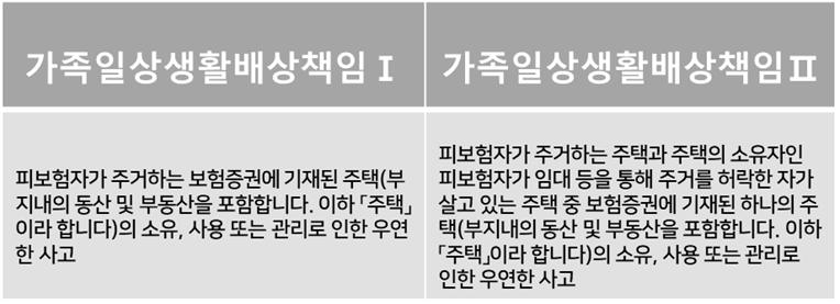 가족일상생활배상책임