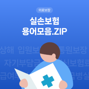 실손의료보험 용어 모음