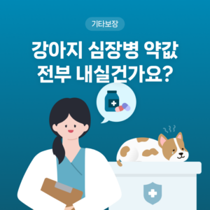 강아지 심장병 약값! 전부 내실건가요?